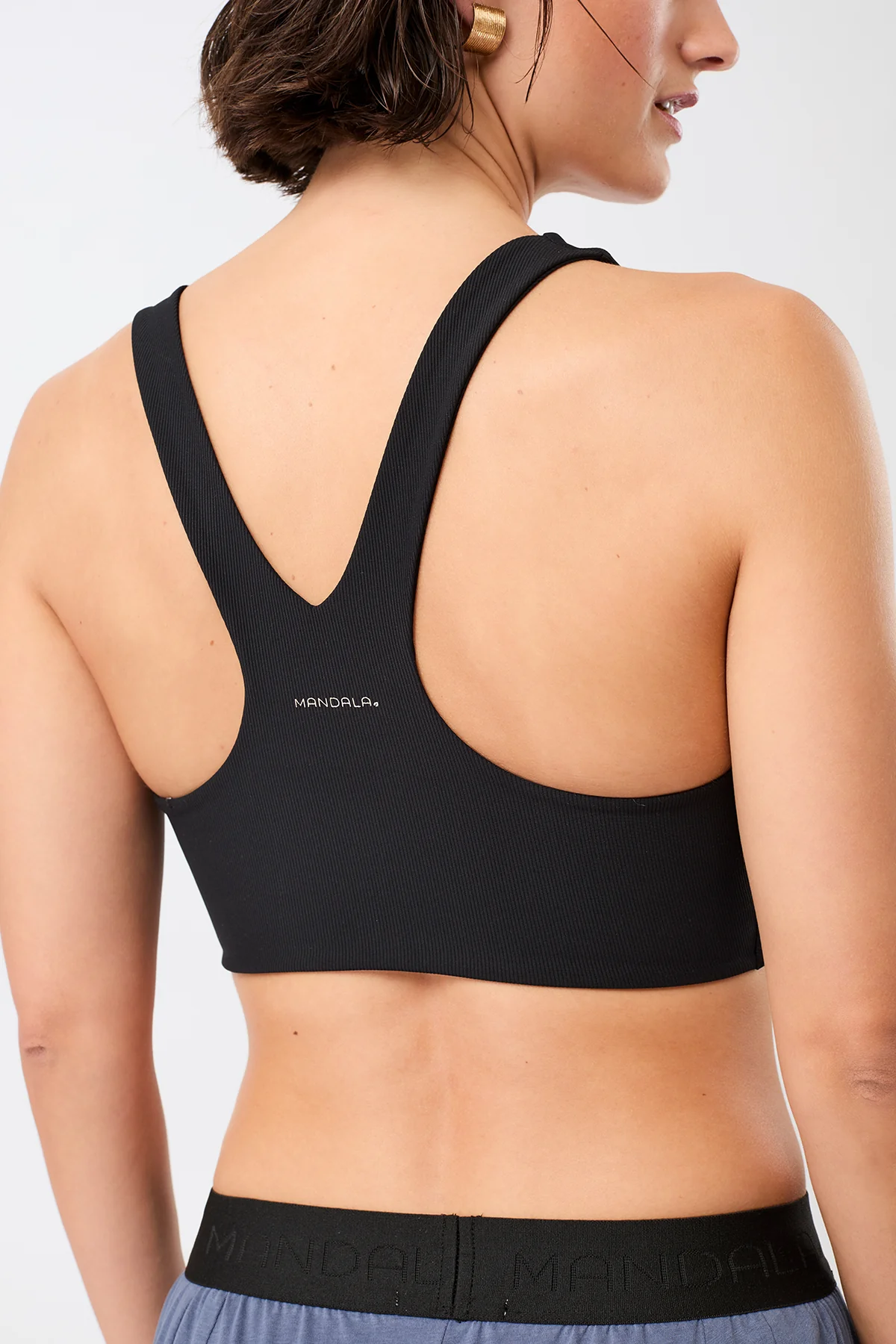 Racer Bra - Black - Image 2