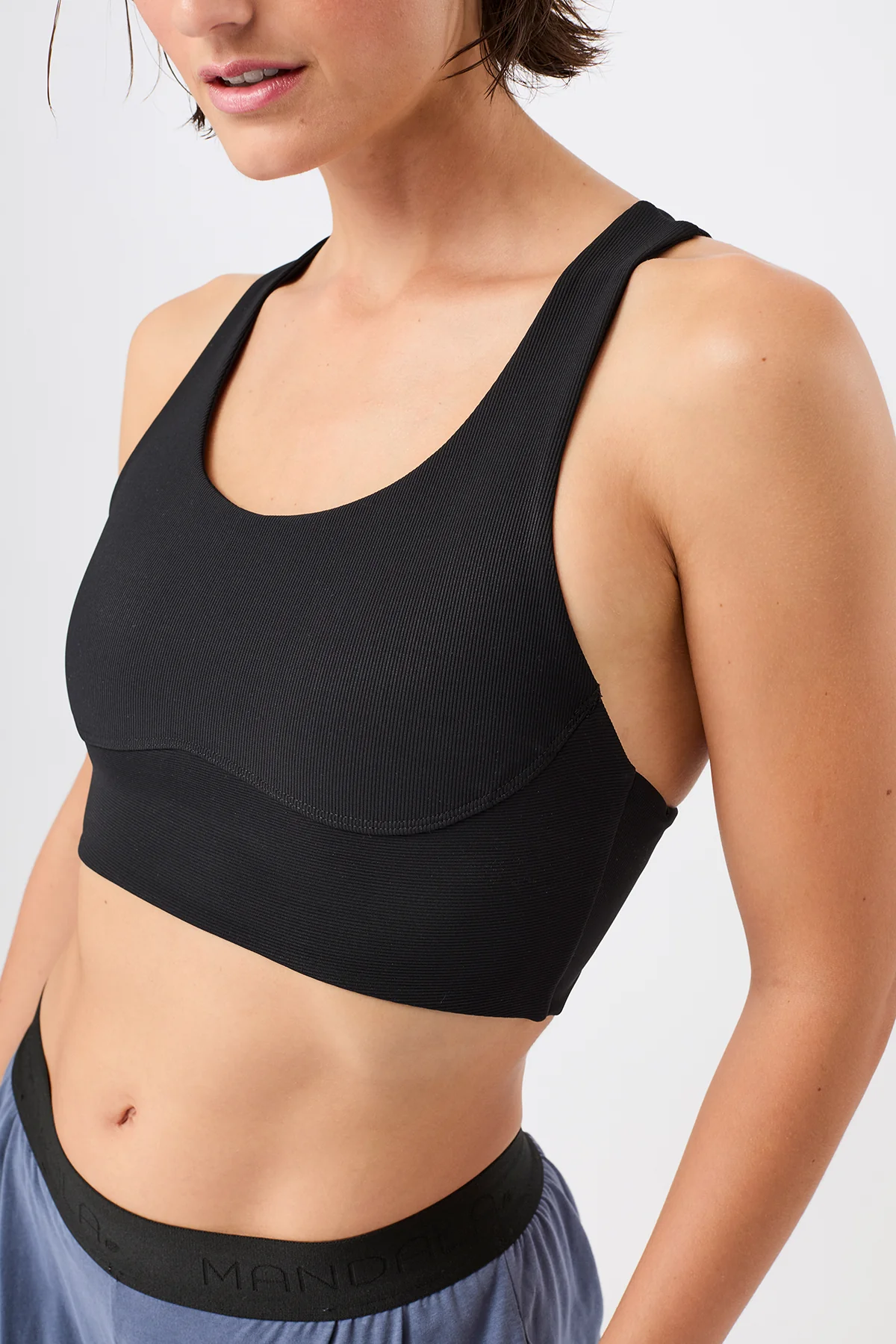 Racer Bra - Black - Image 3