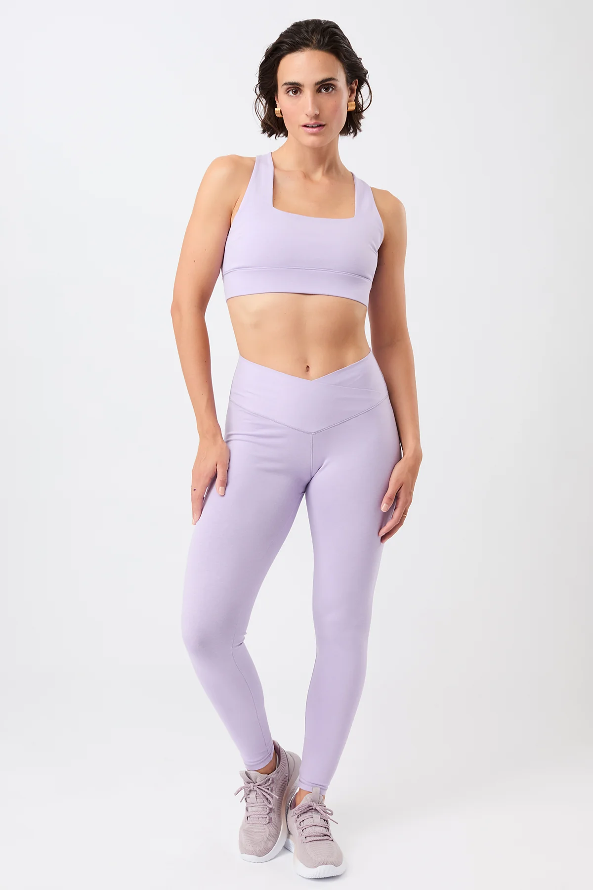 French Neck Bra - Violet, GOTS - Image 4