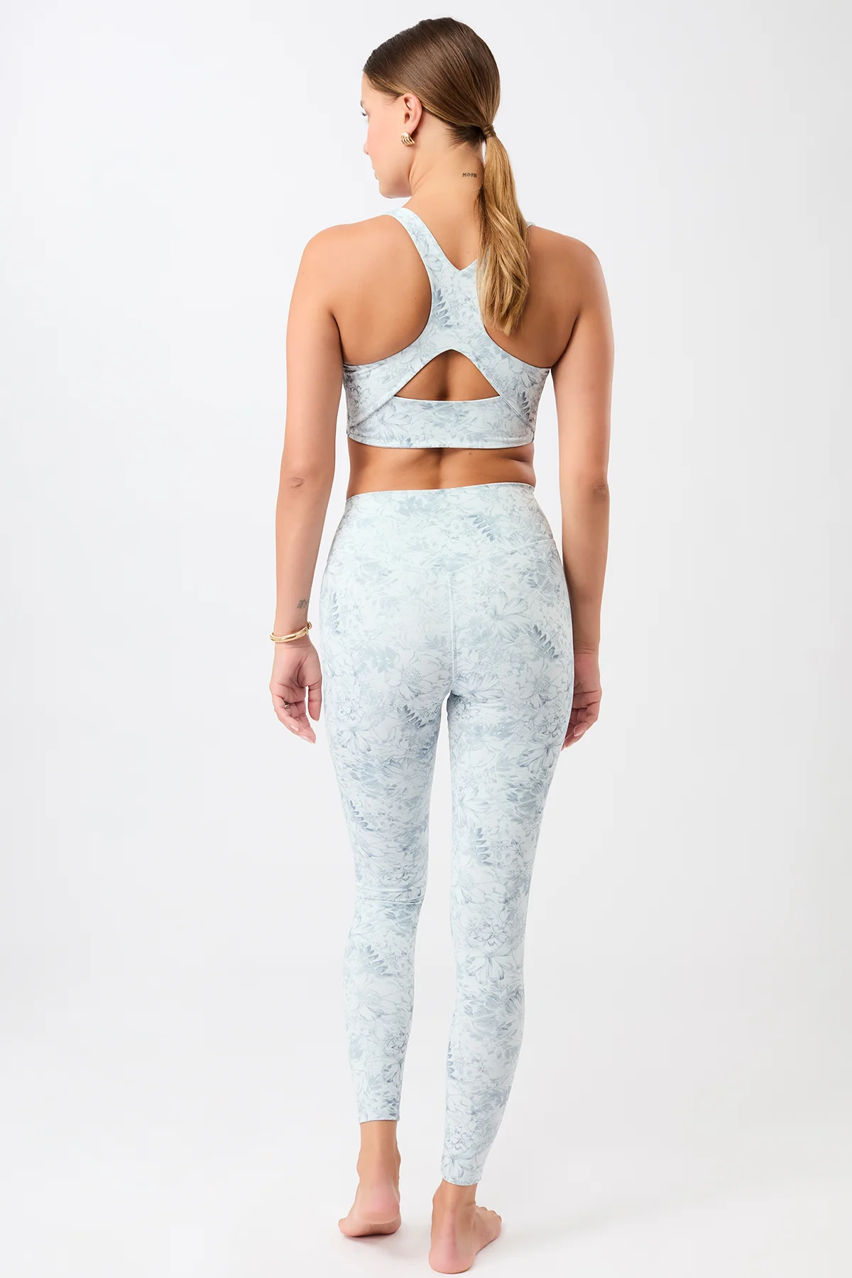 Sports Bra Printed - Blu Mirage - Image 5