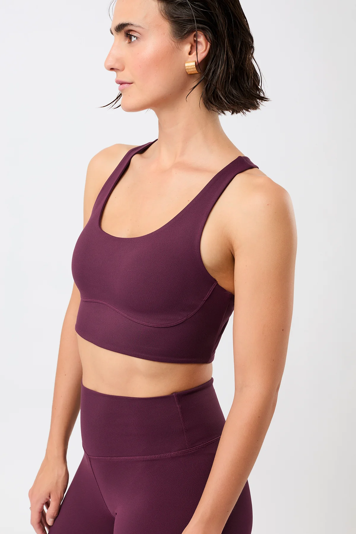 Sports Bra Printed - Print Bordeaux - Image 3