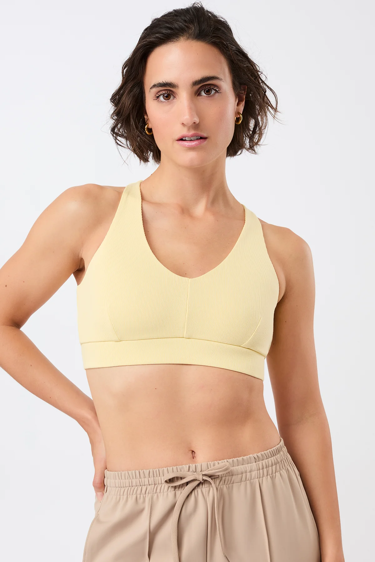 Rib Bra 2.0 - Citrus Rush, GOTS
