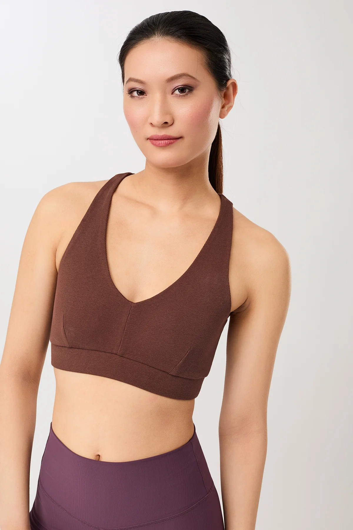 Rib Bra 2.0 - Oak, GOTS