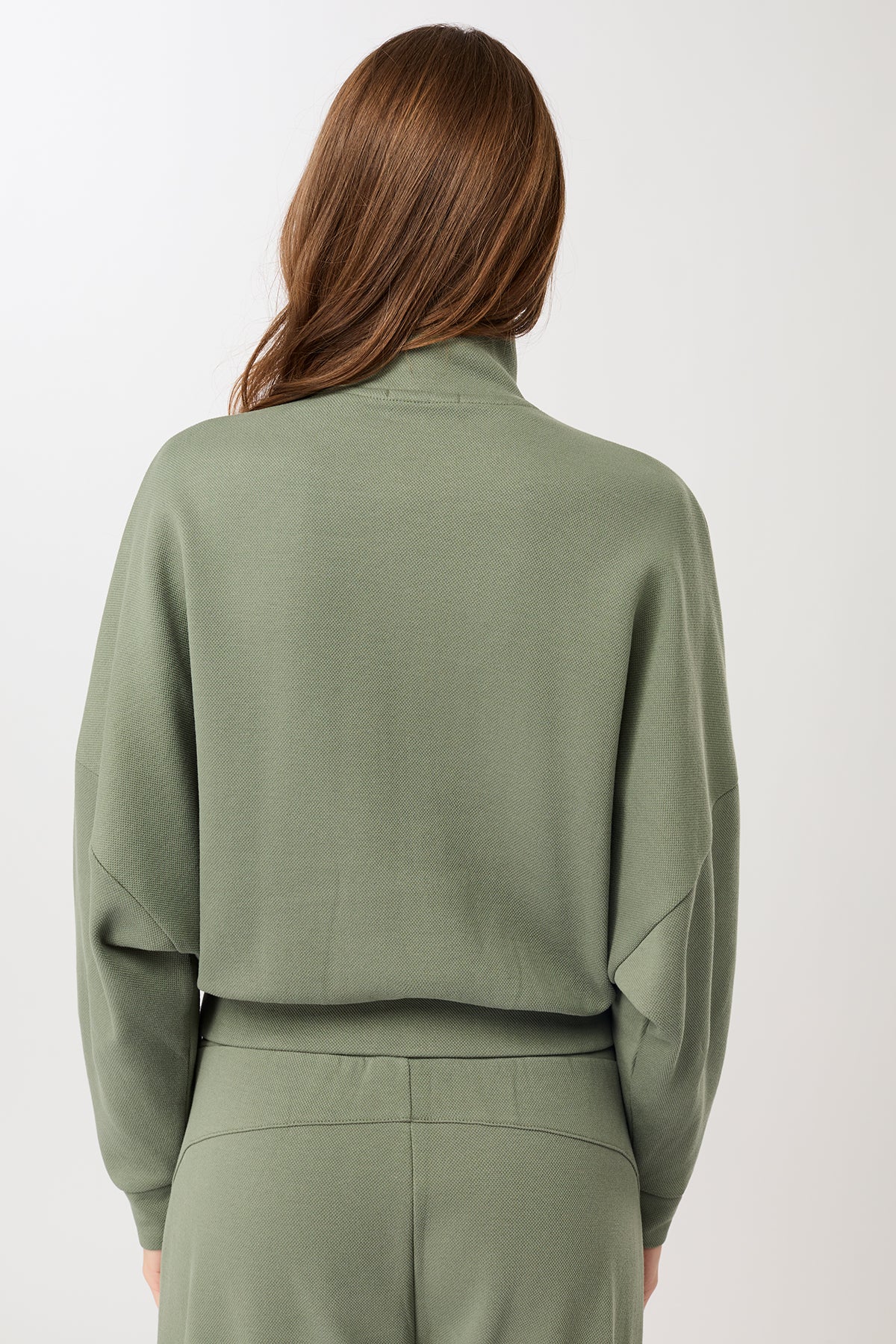 Blouson - Charcoal Green, GOTS - Image 3