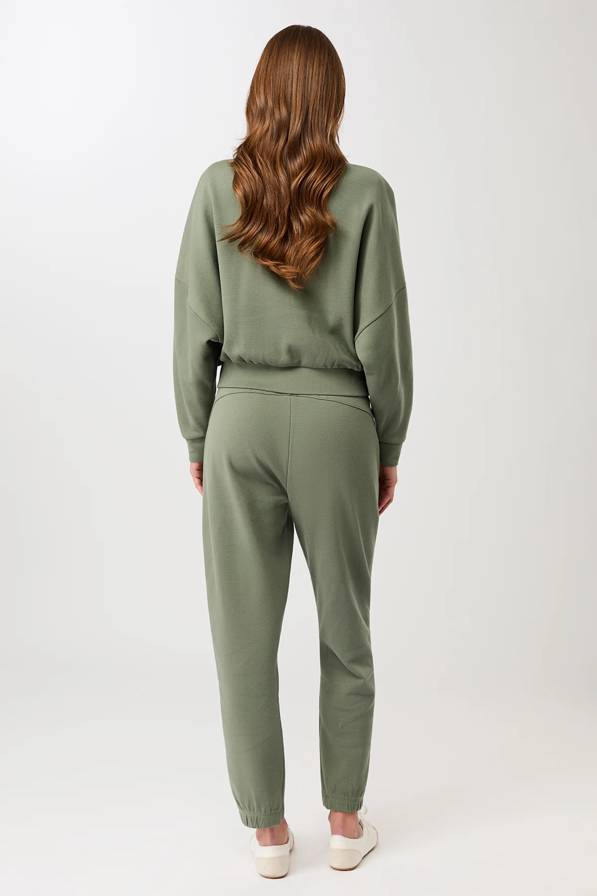 Blouson - Charcoal Green, GOTS - Image 6