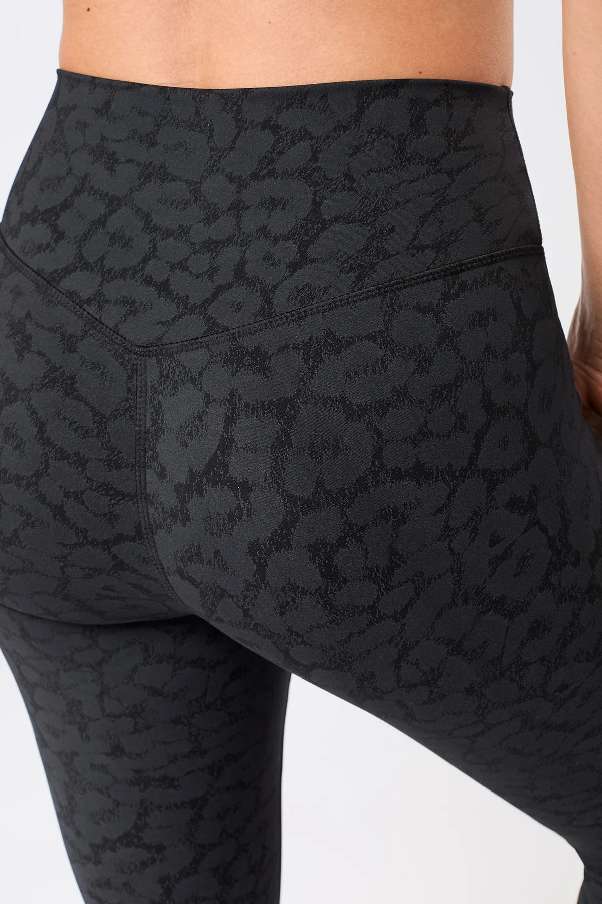 Monoprinted Tights - Leo Black - Image 4