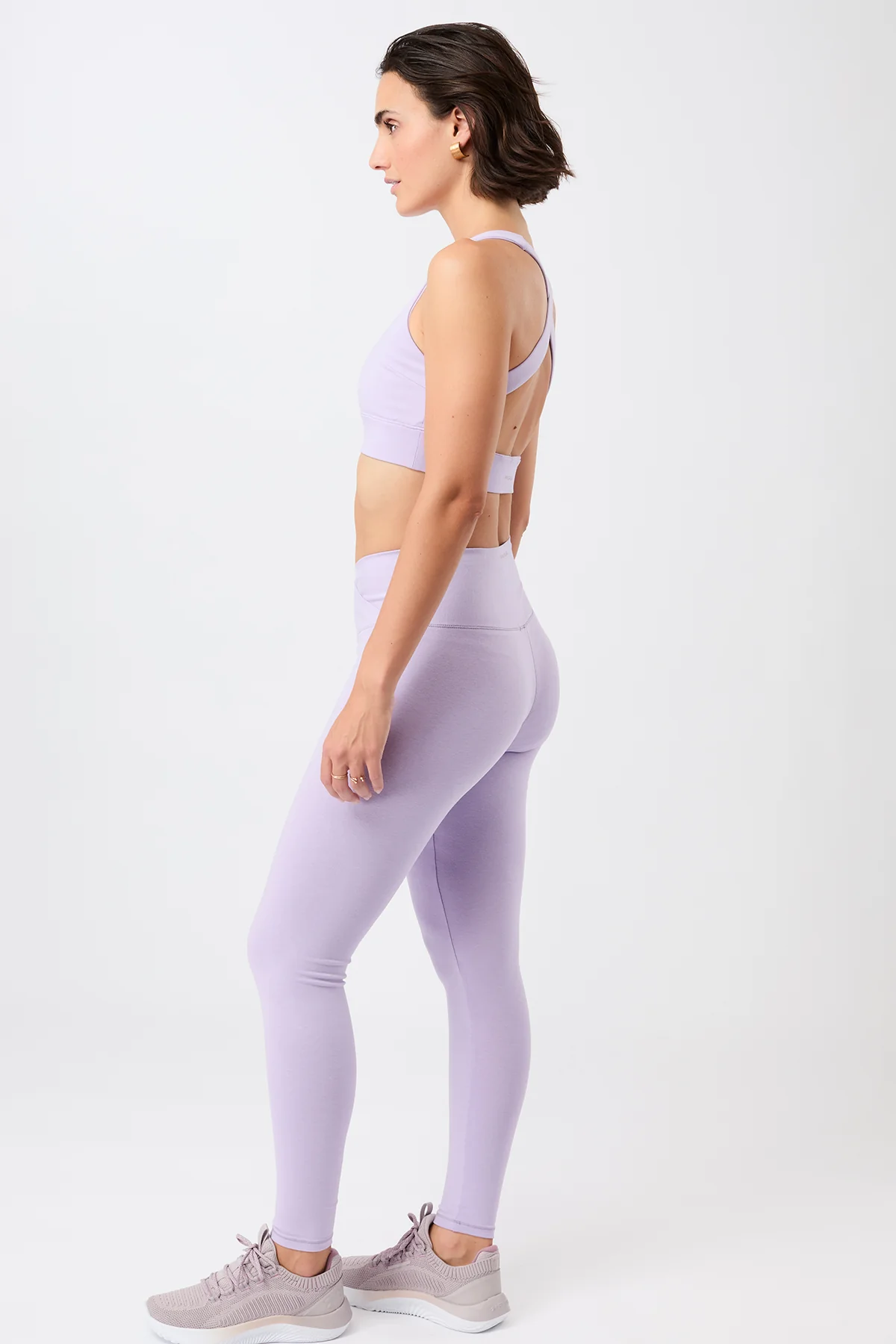 Wrap Legging - Violet, GOTS - Image 6