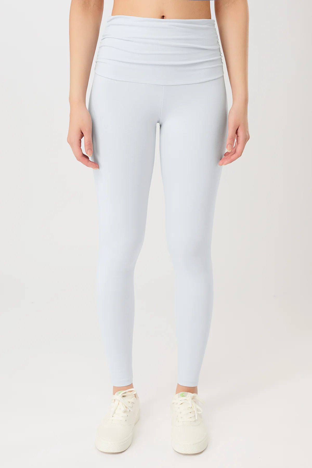 Pilates Tights - Baby Blue, GOTS