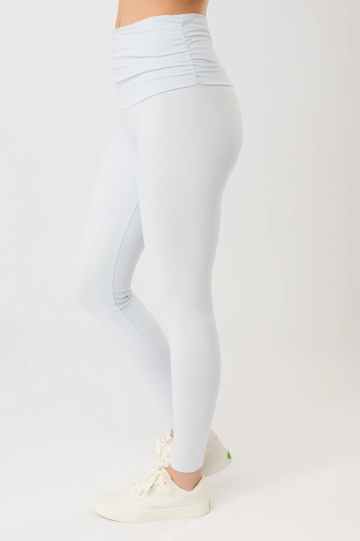 Pilates Tights - Baby Blue, GOTS - Image 2