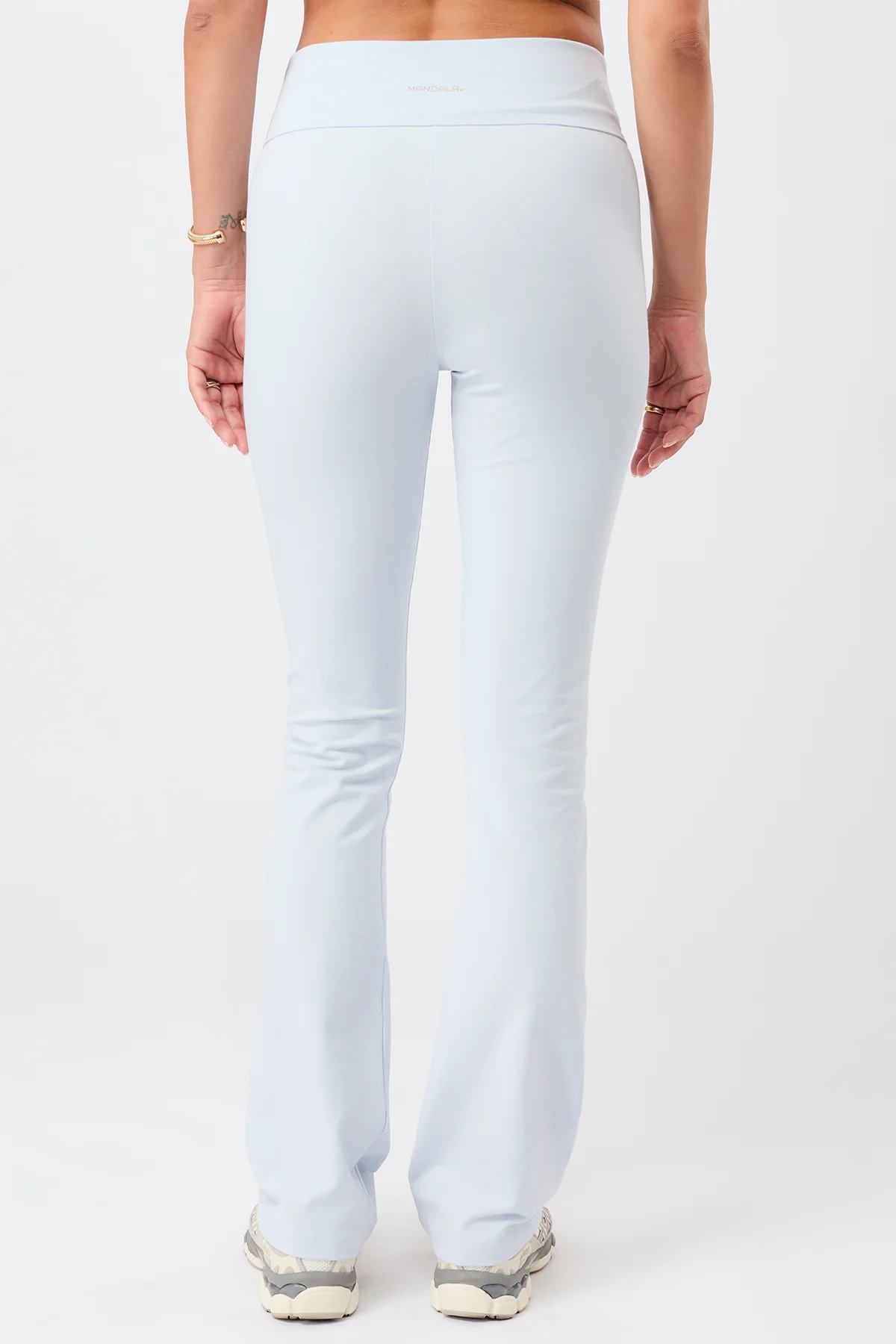 Legging Roll-Down Flared - Baby Blue, GOTS - Image 3