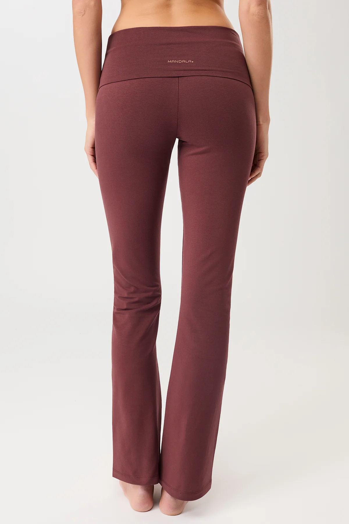 Legging Roll-Down Flared - Rosewood, GOTS - Image 4