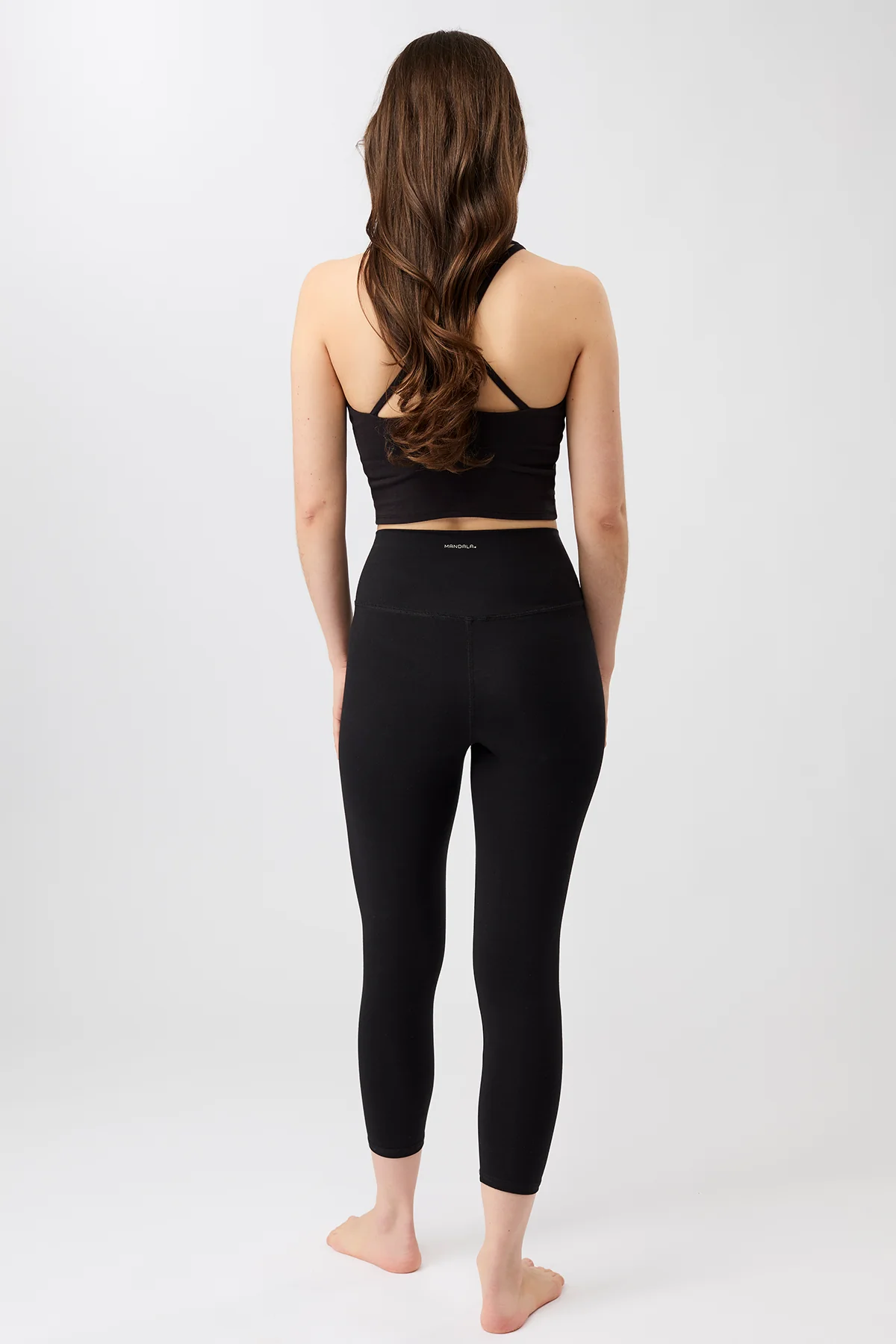 Cropped Legging - Black - Image 4