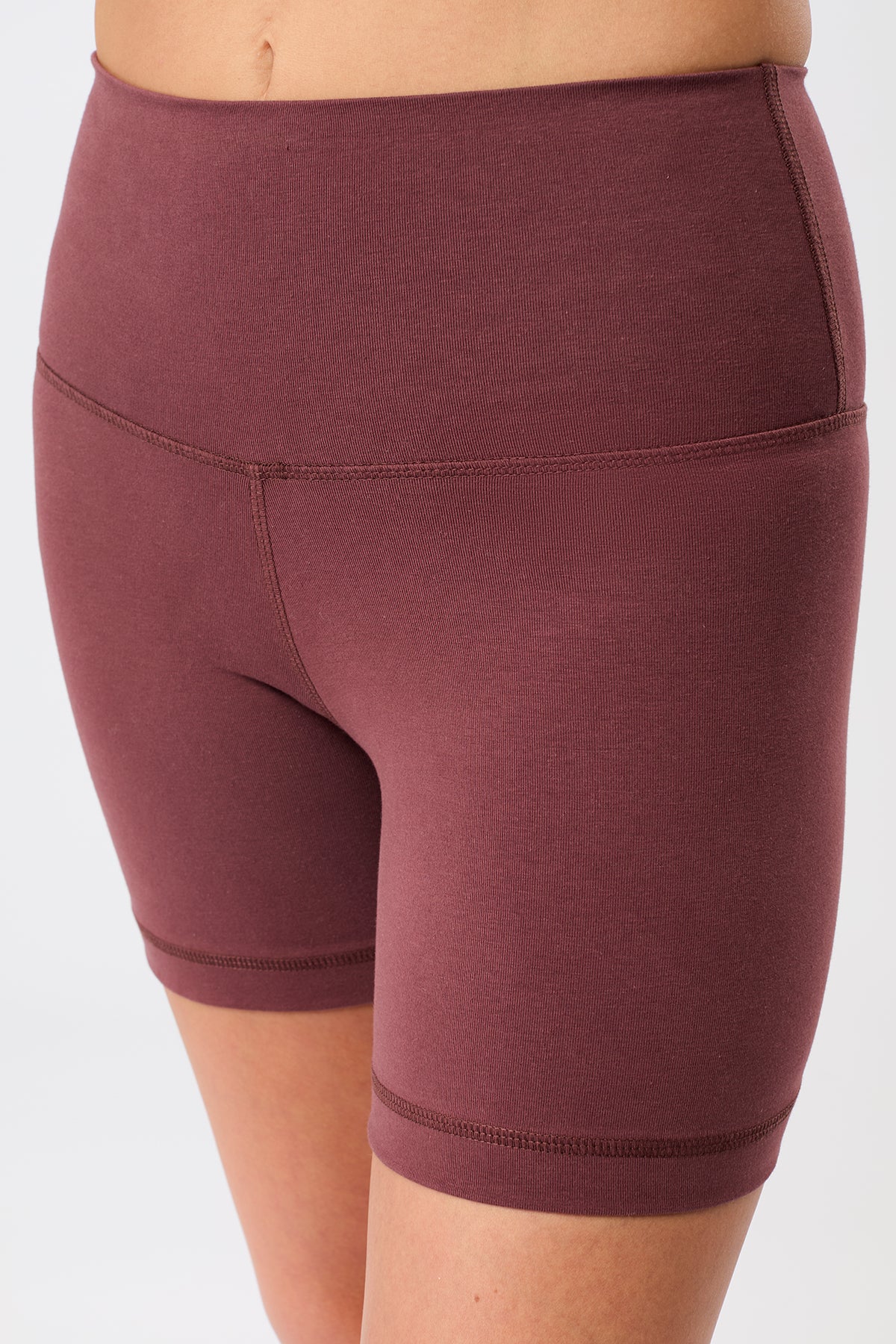 Biker Shorts - Rosewood, GOTS - Image 4