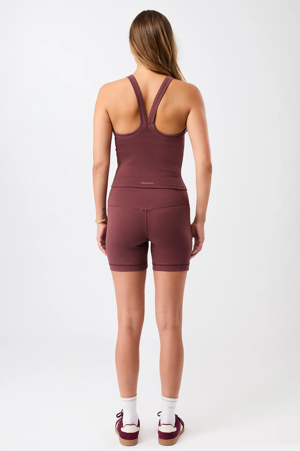 Biker Shorts - Rosewood, GOTS - Image 5