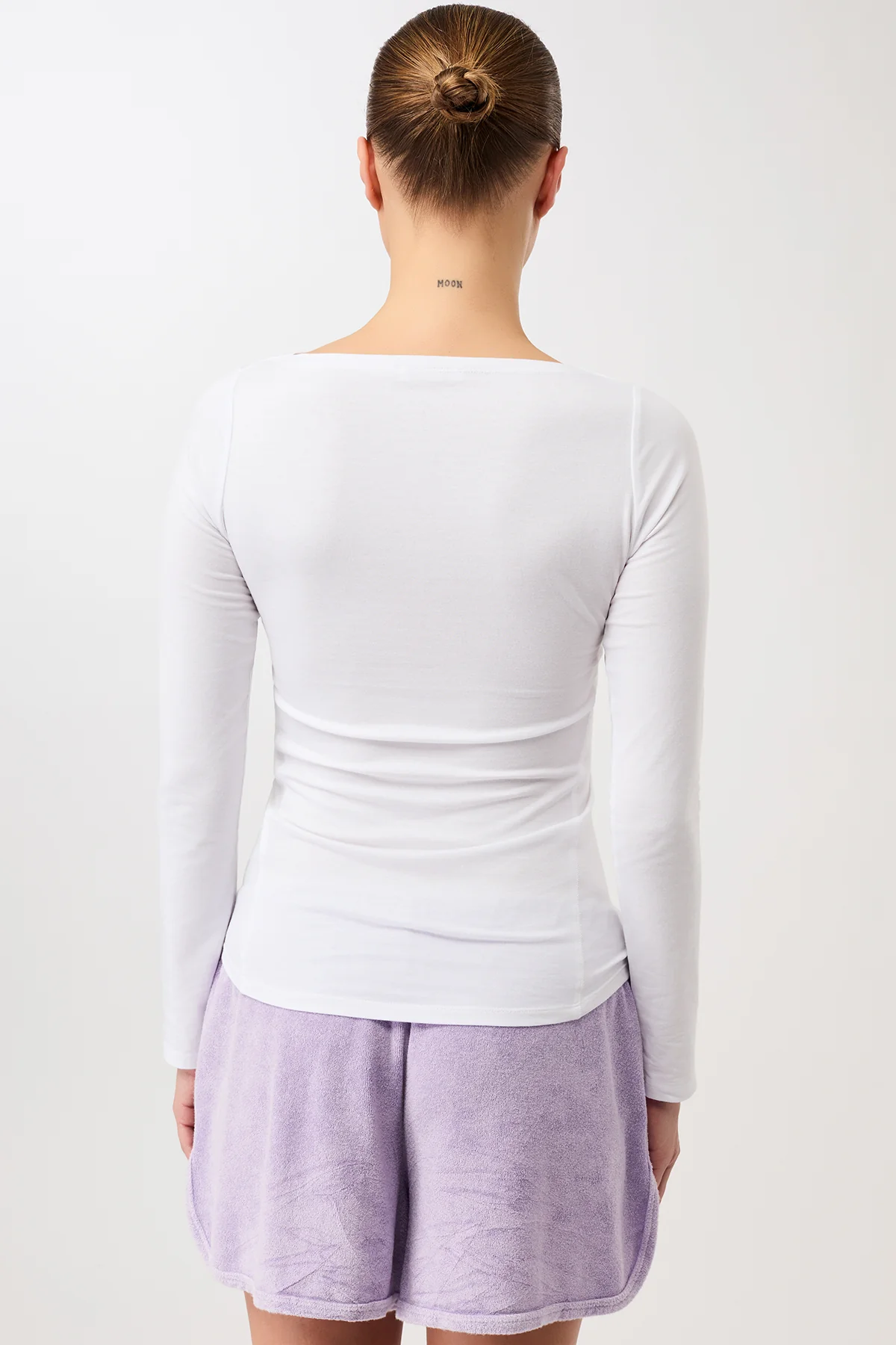Basic Longsleeve - White - Image 3