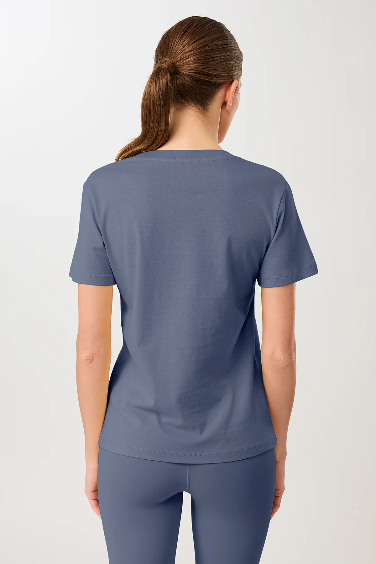 The Everyday Tee - Eclipse Blue, GOTS - Image 2