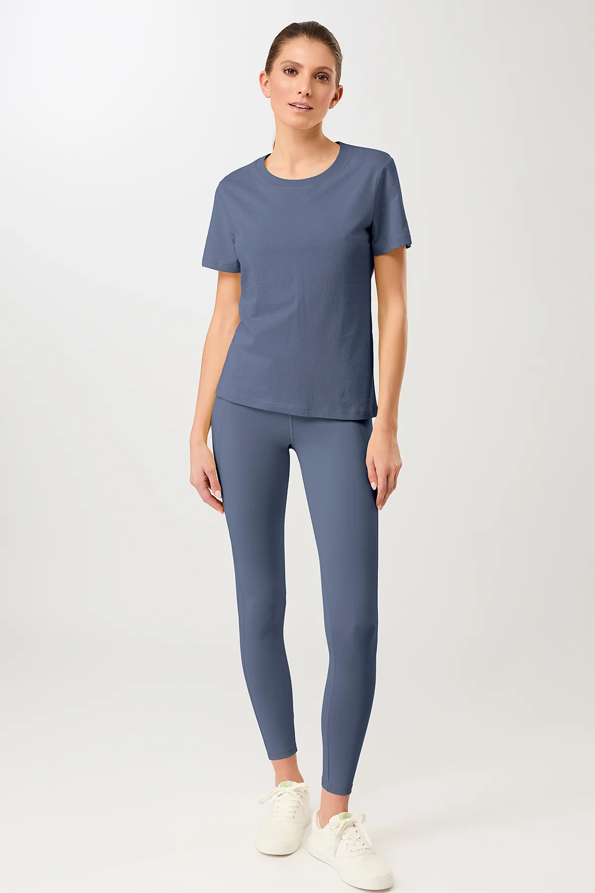 The Everyday Tee - Eclipse Blue, GOTS - Image 3