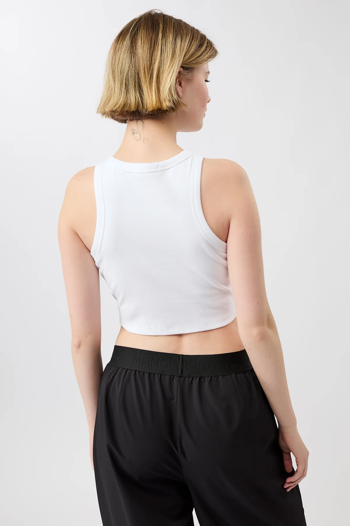 Athleisure Top - White, GOTS - Image 3