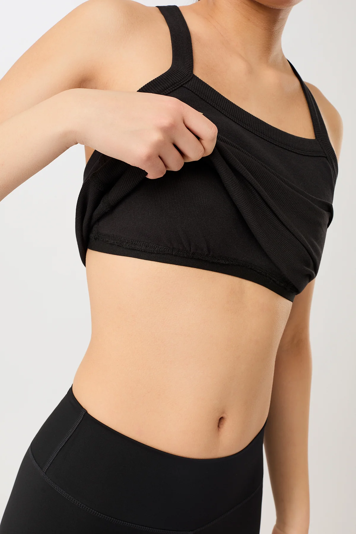 Sleek Top - Black, GOTS - Image 5