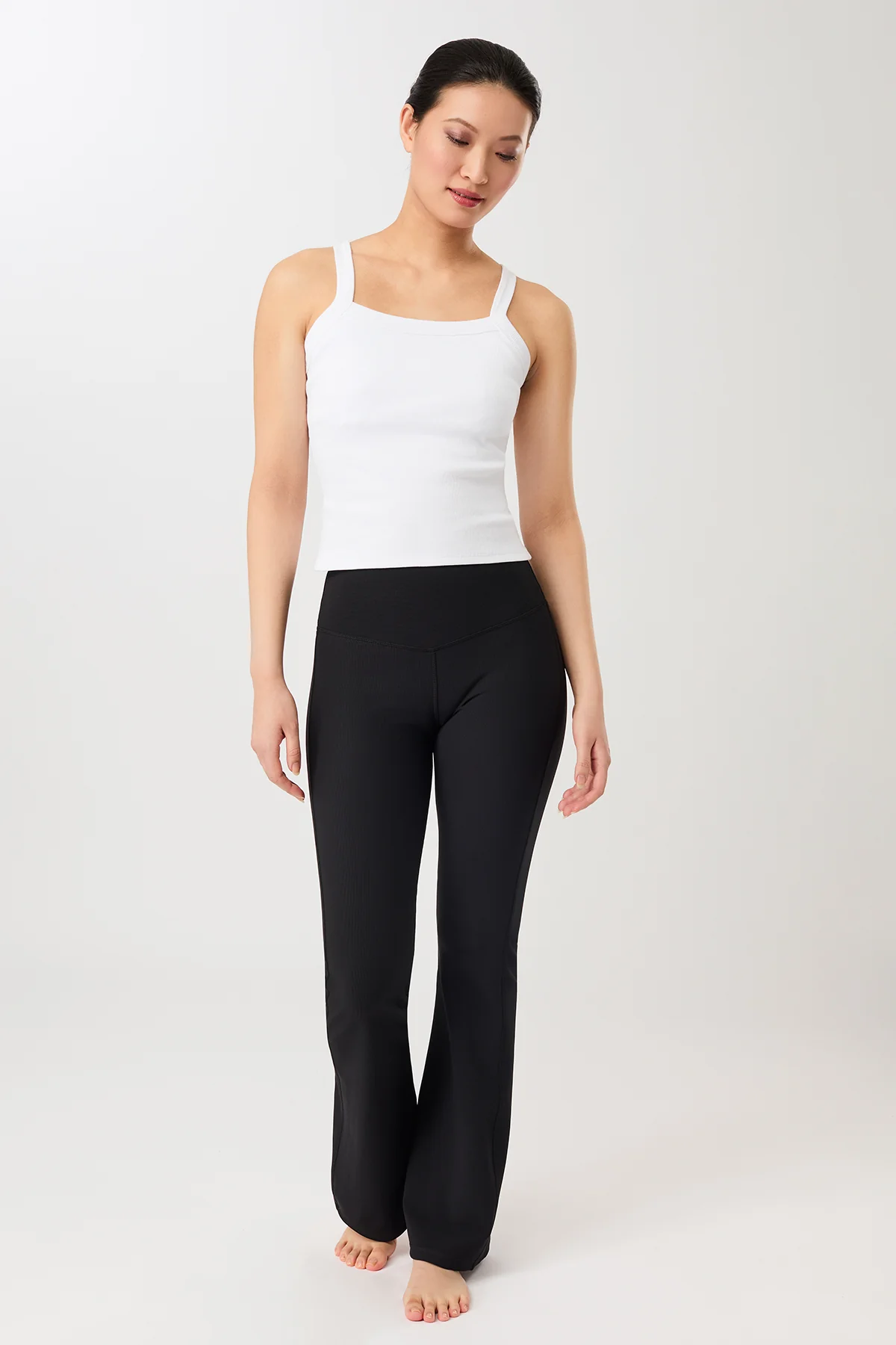 Sleek Top - White, GOTS - Image 3