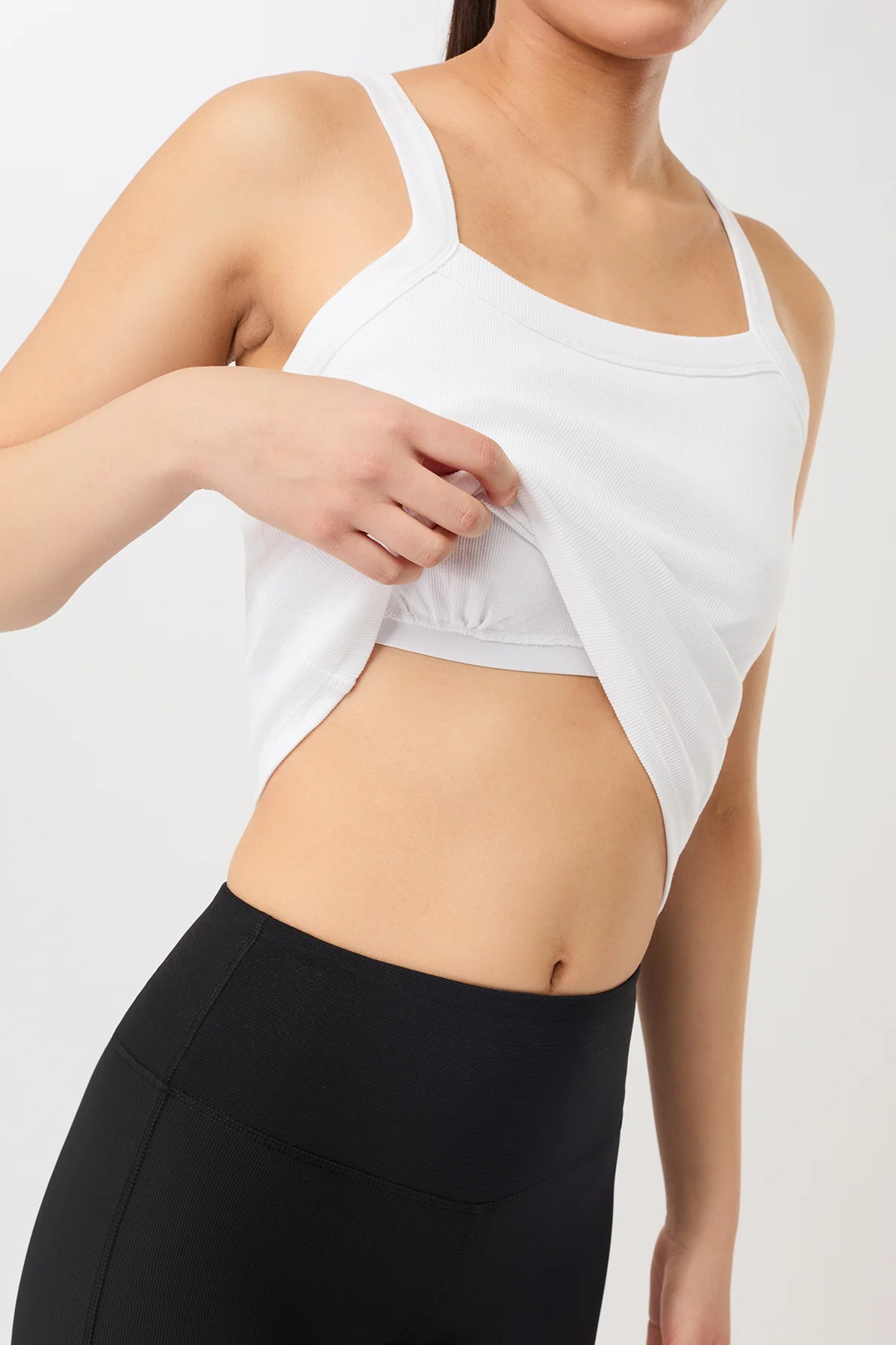 Sleek Top - White, GOTS - Image 5
