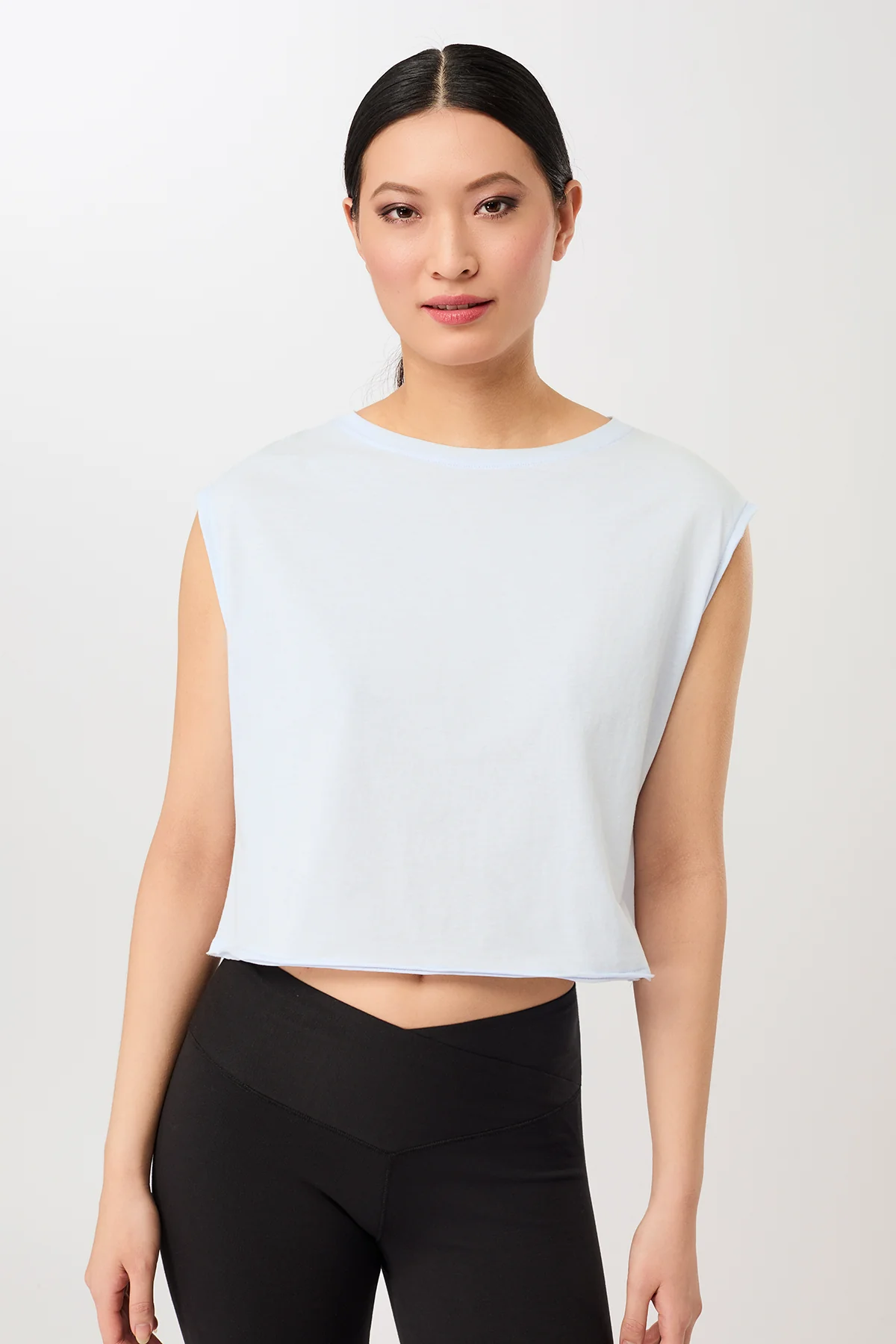 Relax Fit Top - Baby Blue, GOTS