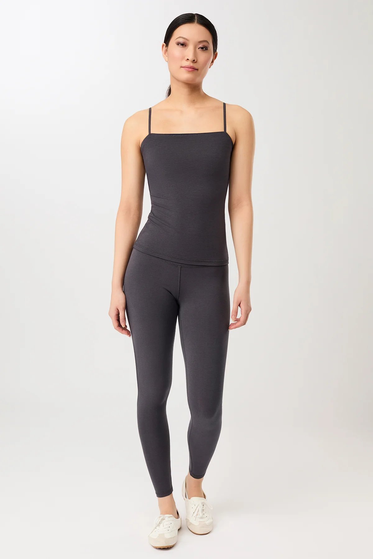 Active Tank with Support Bra - Onyx - Image 4