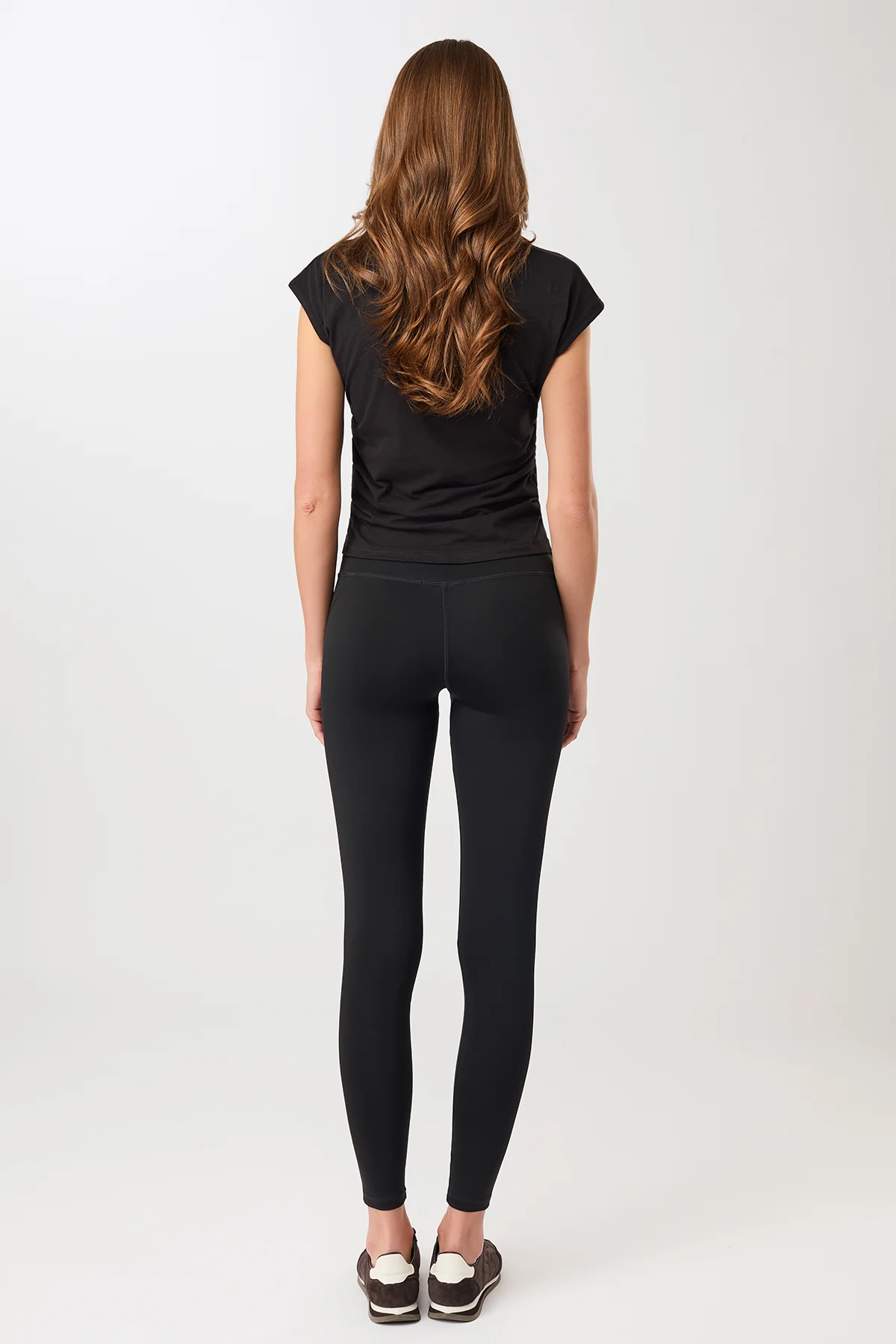 Side Ruffled Top - Black, GOTS - Image 5