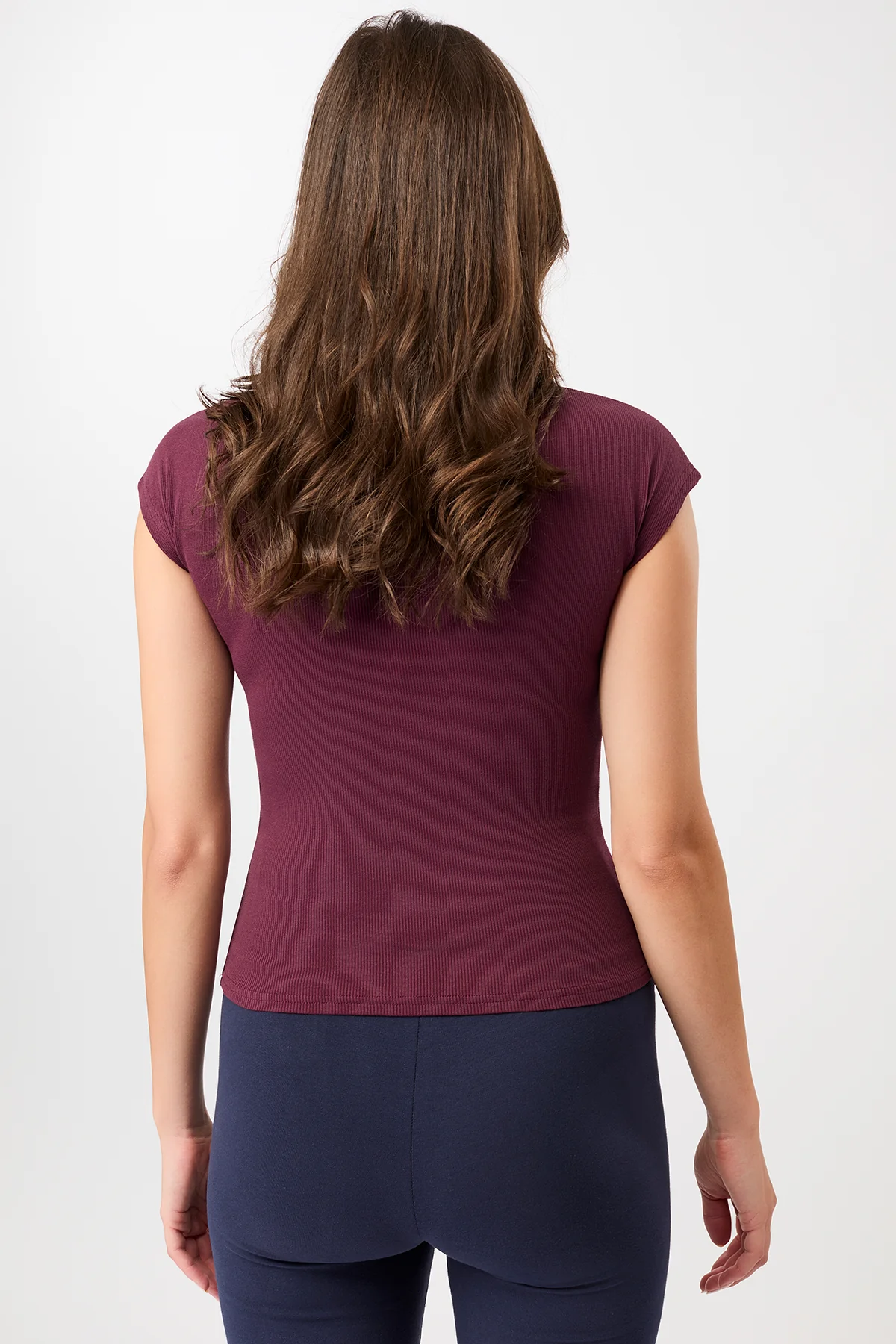 Slim Fit Ribbed Tee - Prism, GOTS - Image 3