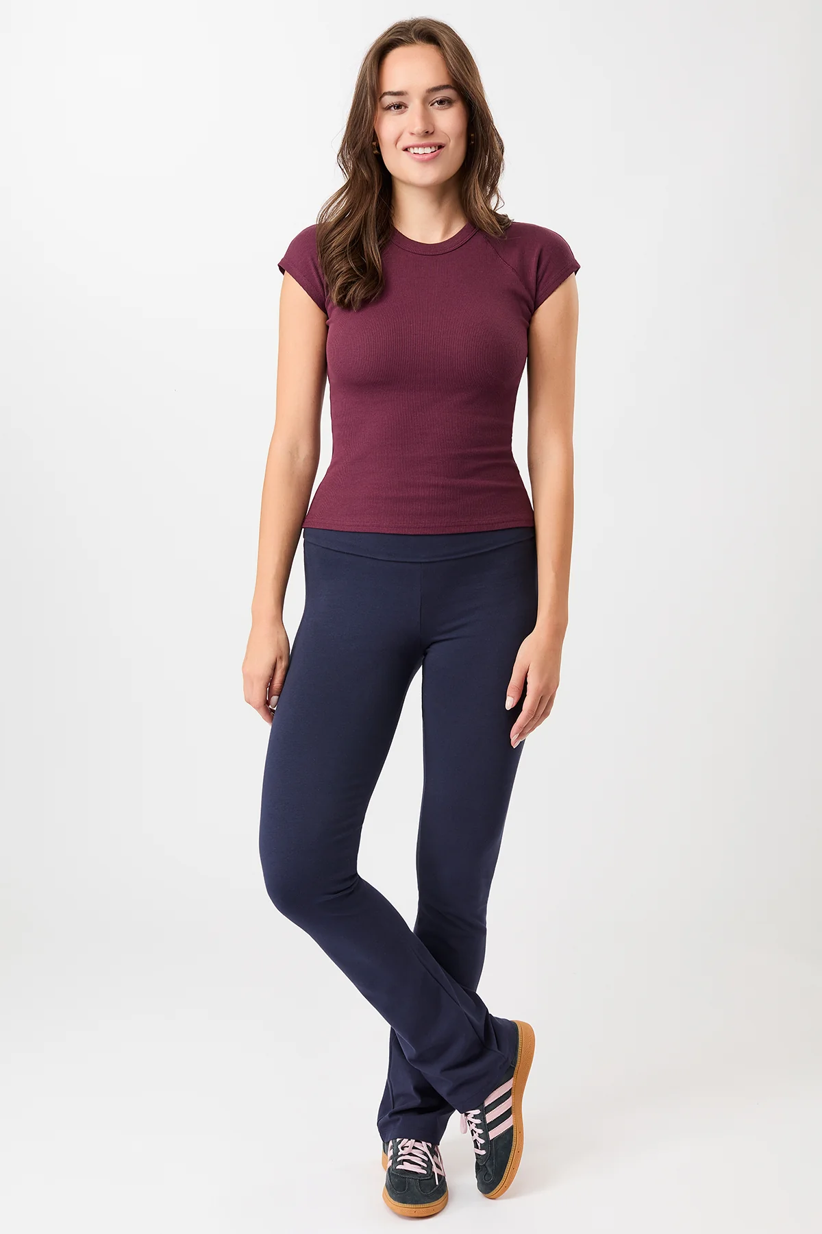 Slim Fit Ribbed Tee - Prism, GOTS - Image 4